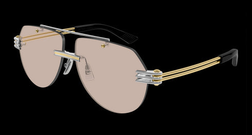 BOTTEGA VENETA 59 Sungalss Unisex Metal Accessories